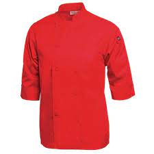 Veste de cuisine Chefs Works Mixte - Rouge